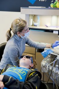 Dr. Jenna Milot in action